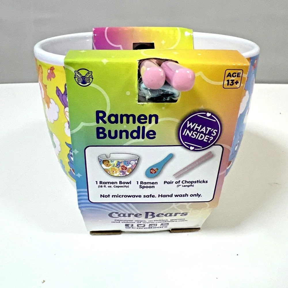 Care‎ Bears Cousins Ramen Bowl CultureFly 80s Gift Set